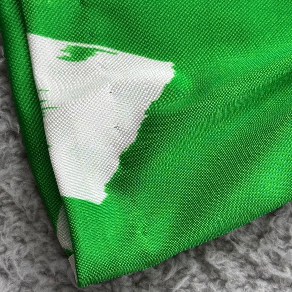 Vintage Mauna Kea Beach Hotel Hawaii Mens XL Green White Abstract Aloha Shirt - Picture 4 of 8